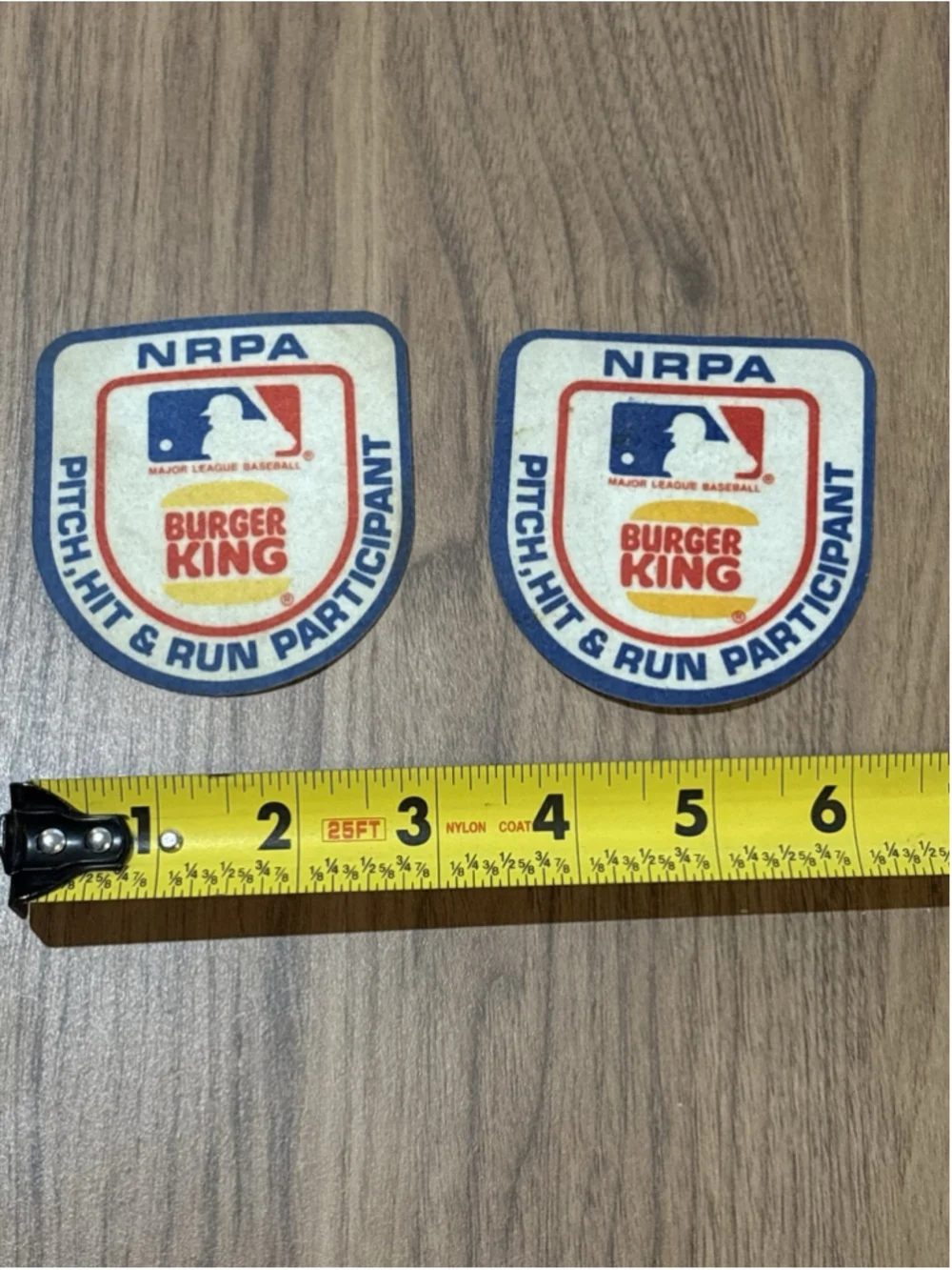 Rare 1979 Burger King pitch hit and run unused 3